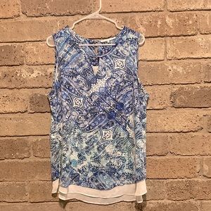 Womens dressy sleeveless top
